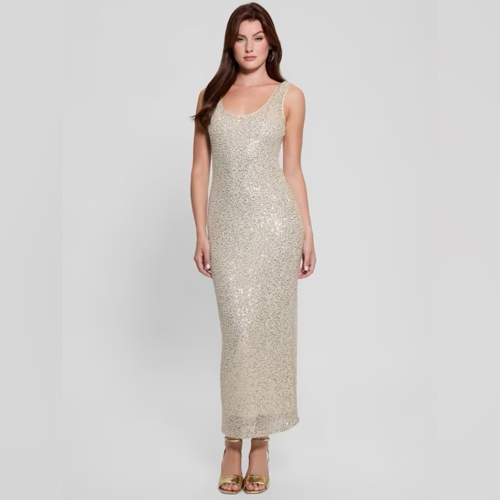 GUESS $278 Georgia Embellished Dress ◻️ CURRENT SEASON